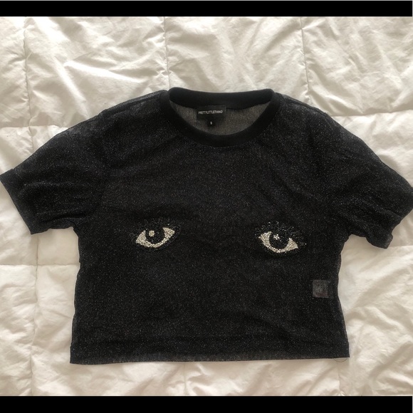Mesh Eye Crop Top - Picture 3 of 5